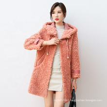 womens fur hooded coat ladies latest korean style coat with fur down and fur coat